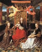 unknow artist Madonna and Child  Enthroned with SS.Catherine and Barbara china oil painting reproduction